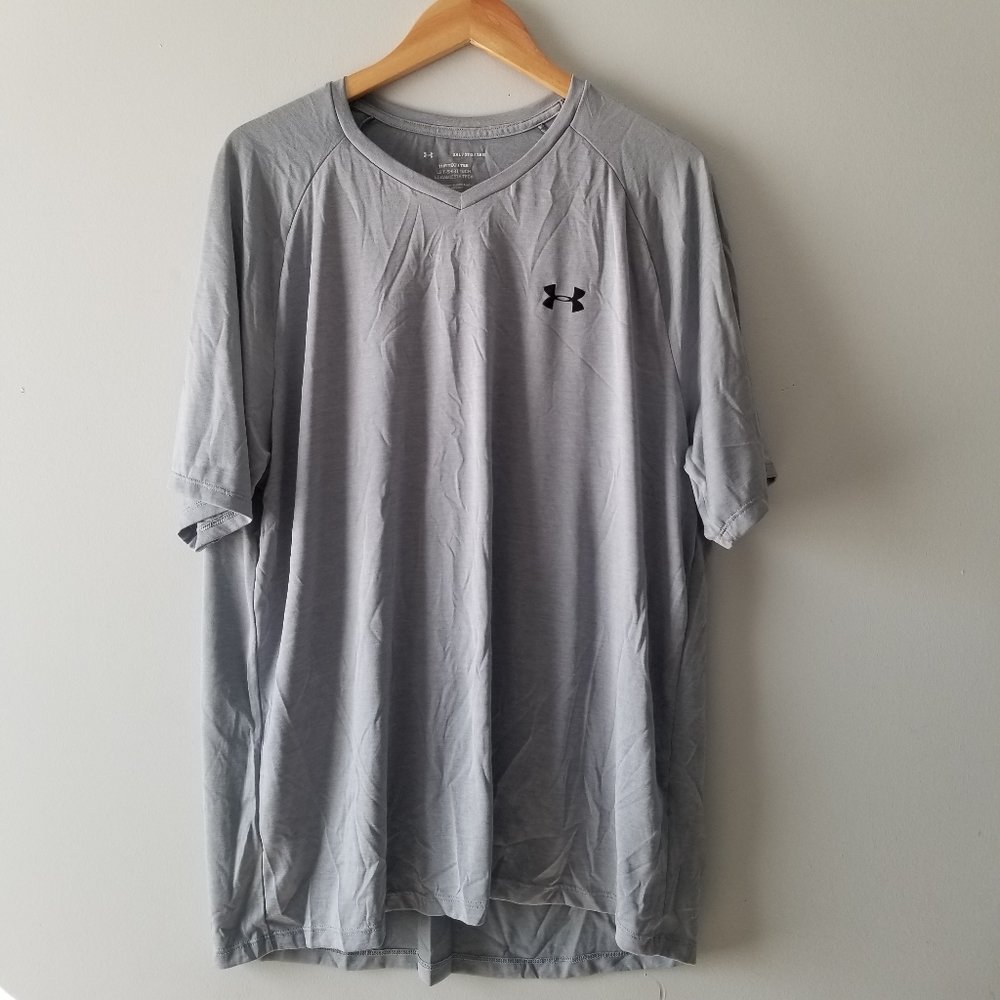 Under Armour The Tech Tee Gray Short Sleeve